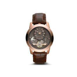 Uhrenarmband Fossil ME1114 Leder Braun 22mm